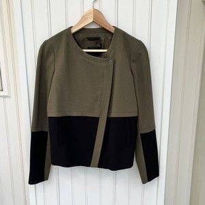 Babaton Olive and Black Jacket